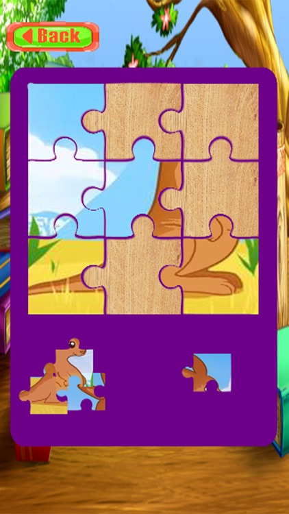 Jigsaw Kangaroo Puzzle Cartoon screenshot-3