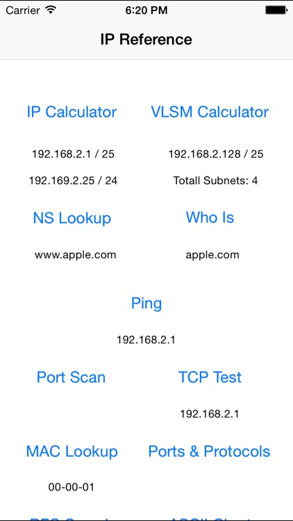 IP Reference screenshot-0