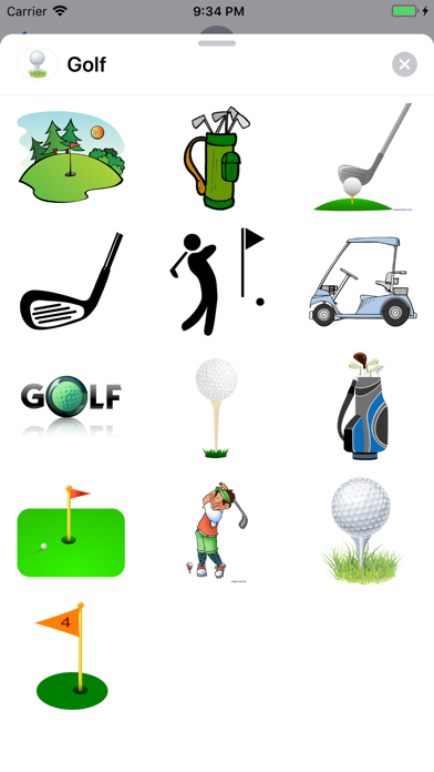 Golf Stickers screenshot 2