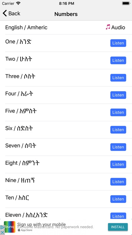 Learn Amharic - Ethiopian