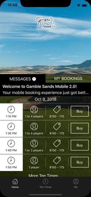 Gamble Sands Golf Tee Times(圖1)-速報App