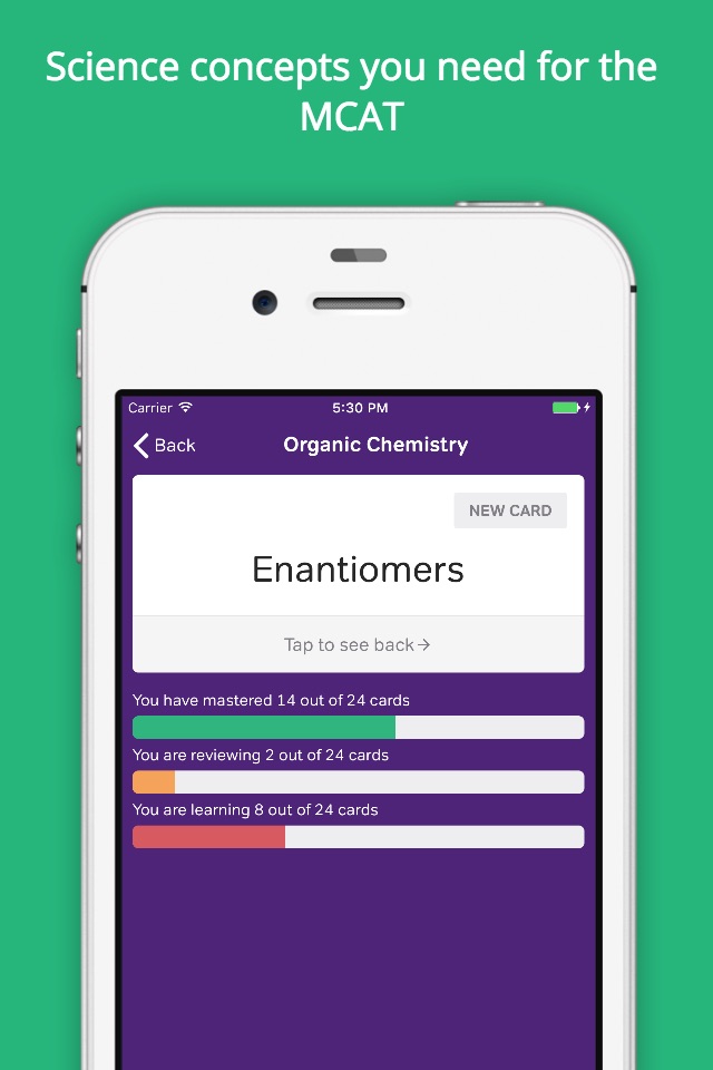 MCAT Prep: MCAT Flashcards screenshot 2