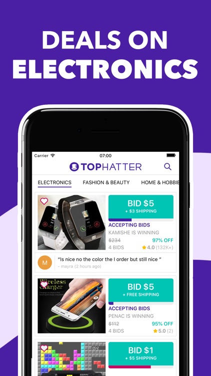 Tophatter: Win Fun Discounts screenshot-7
