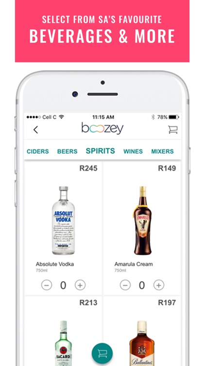 Boozey: Alcohol Delivery App