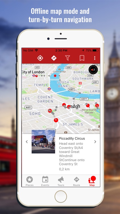 London travel map guide 2018 screenshot-3