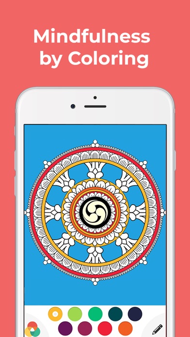 Buddhism Zen Coloring Book App screenshot 3