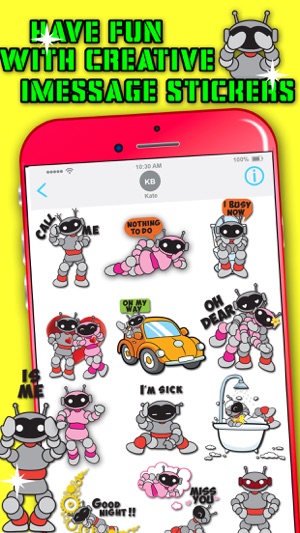 Smart Robot Animated Sticker(圖3)-速報App