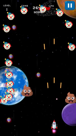 Space Shooter Emoji Invasion(圖1)-速報App