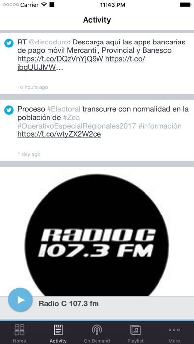Radio C 107.3 fm screenshot 2