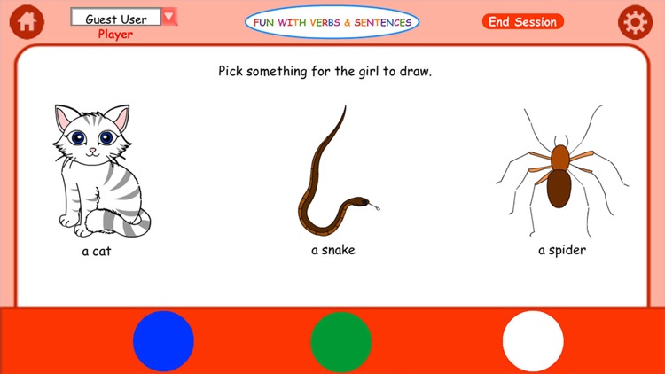 Fun with Verbs & Sentences screenshot-3