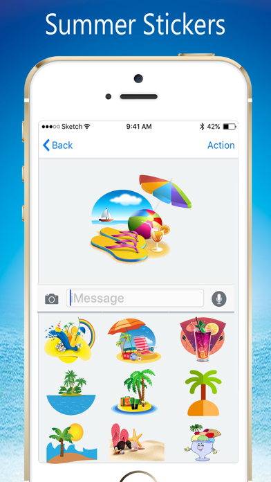 Summer Beach Stickers screenshot 3
