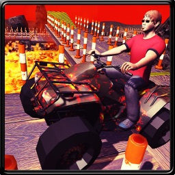 Lava Quad Bike Parking Simulator & Thrilling Ride