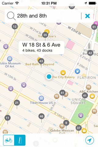 Bike NYC - CitiBike Map - náhled