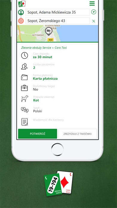 Service Caro Taxi screenshot 3