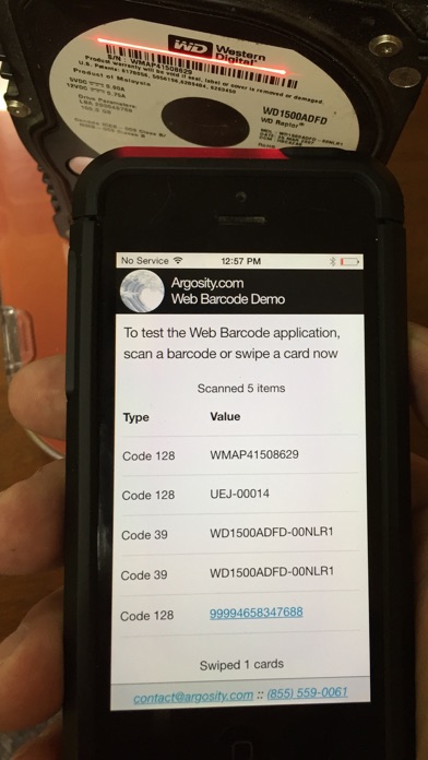 How to cancel & delete Web Barcode from iphone & ipad 1