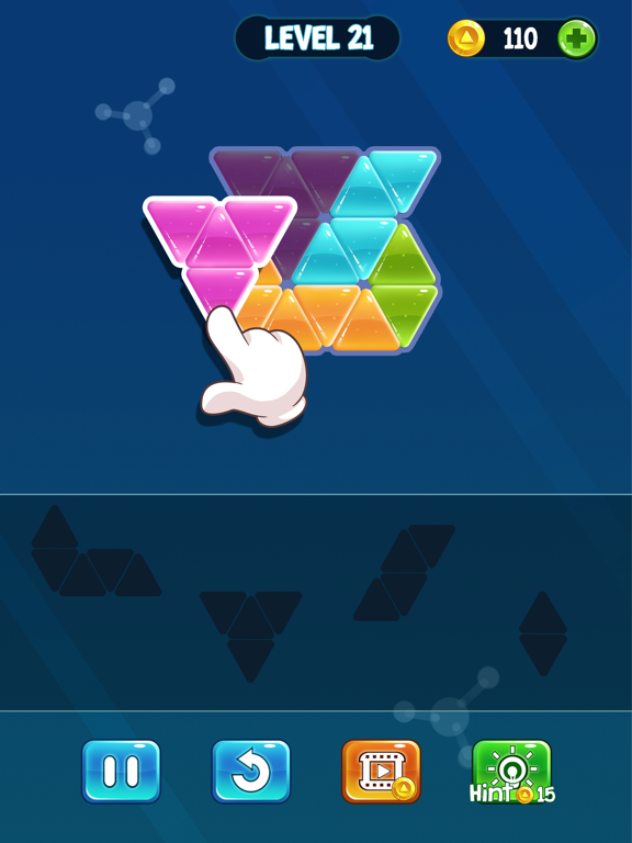 Hexa Block Tangram Puzzle screenshot 2