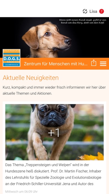 Zentrum für Menschen mit Hund