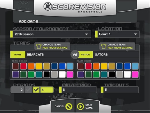 ScoreVision Basketball screenshot 2