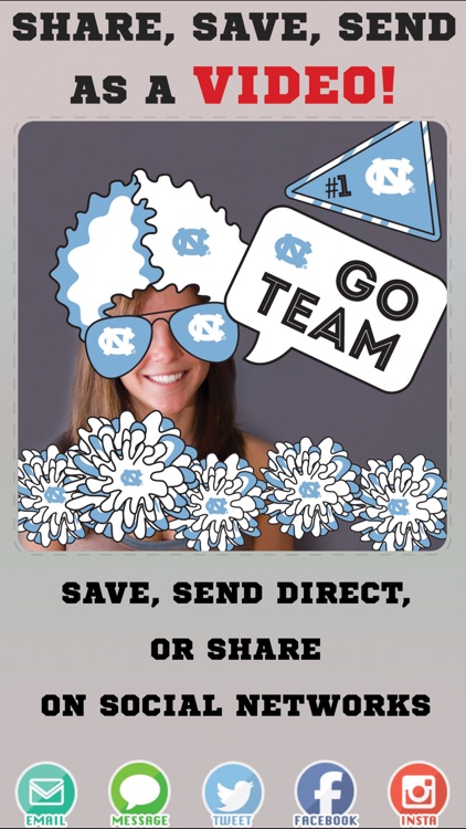 UNC Animated Selfie Stickers screenshot-3