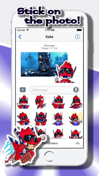 How to cancel & delete RED Stickers: Robotic Emotional Dragon from iphone & ipad 4