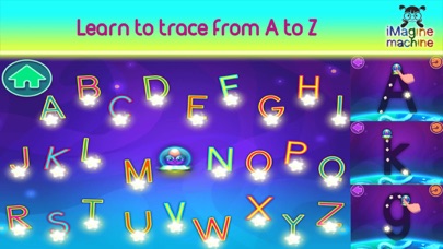 How to cancel & delete Alien Alphabet Full - Learning 4 Kids from iphone & ipad 1