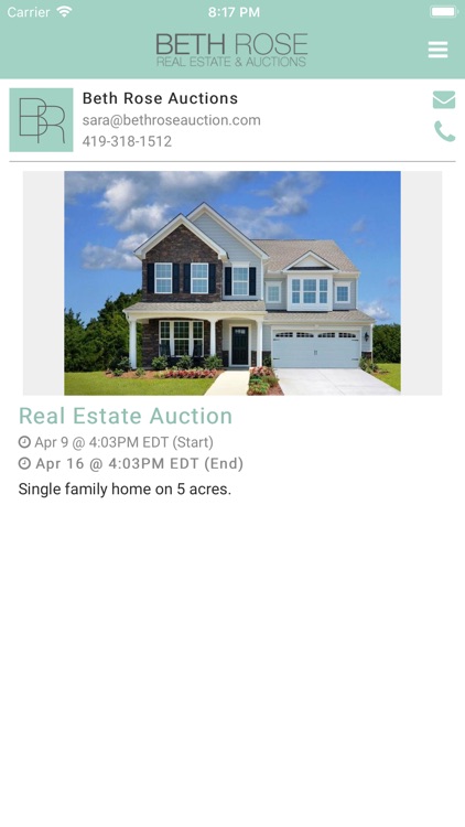Beth Rose Auction