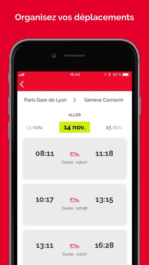 TGV Lyria : horaires & trajets(圖4)-速報App