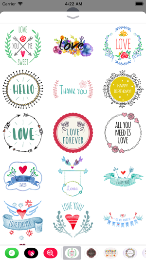 Hand Drawn Love Message Set(圖1)-速報App