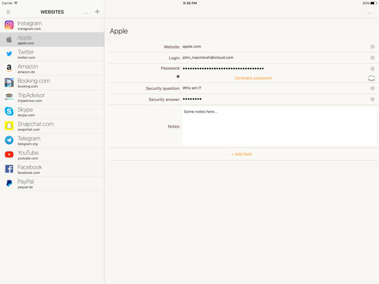 Screenshot #4 pour Tresor - password manager