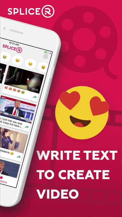 Splicer: turn text to movie