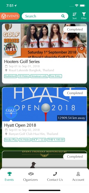 GOLF CITIZEN Events