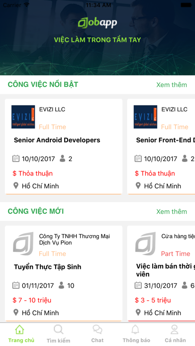 How to cancel & delete Job App Viet Nam from iphone & ipad 1