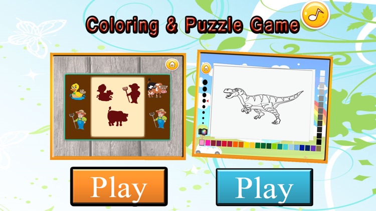 Animal Colors and Shape Game