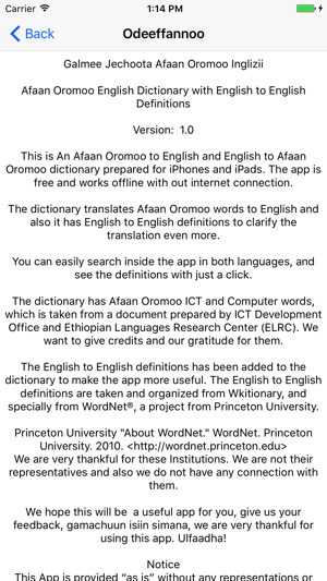 Galmee Jechootaa - Afaan Oromoo English Dictionary(圖5)-速報App