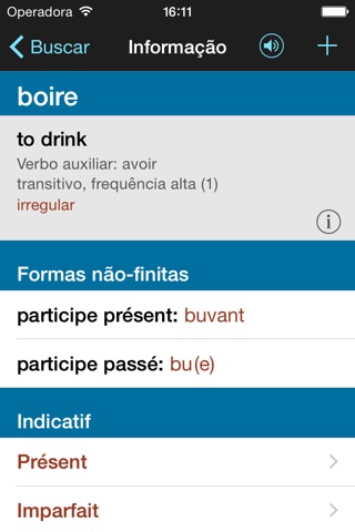 French Verbs & Conjugation L screenshot 2