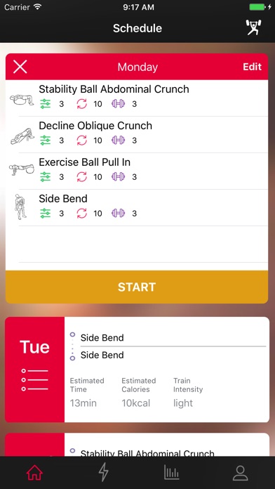 BestFit - Schedule your Exercises screenshot 2