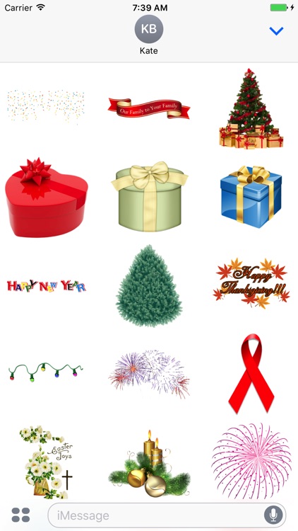 Best Holidays Pack for iMessag