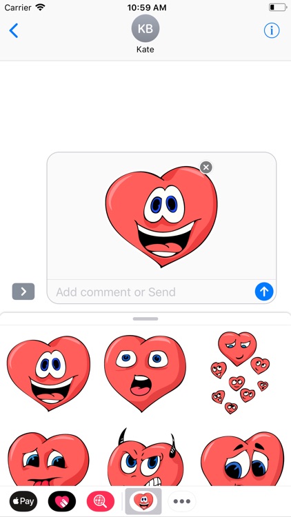 Heartful Stickers for iMessage