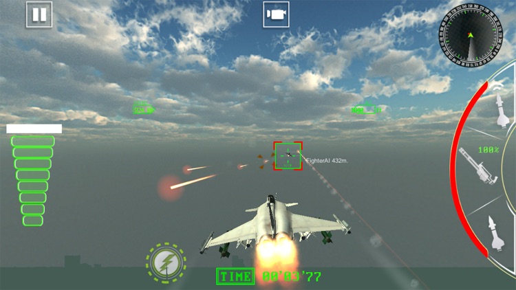 Air Jet Fighter Missile Attack screenshot-4