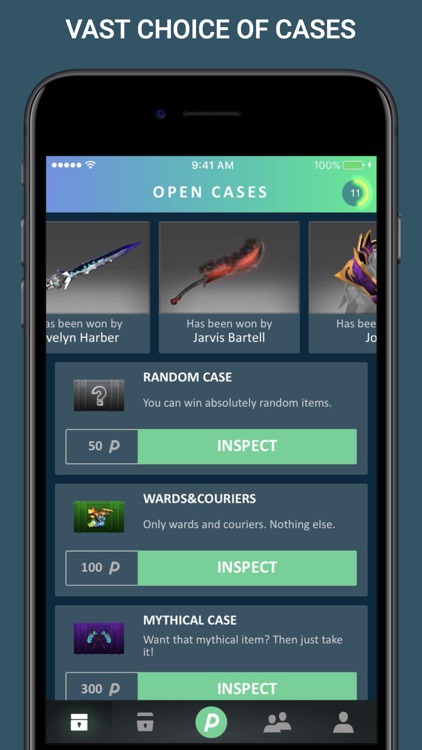 DropSkins - Cases for Dota 2