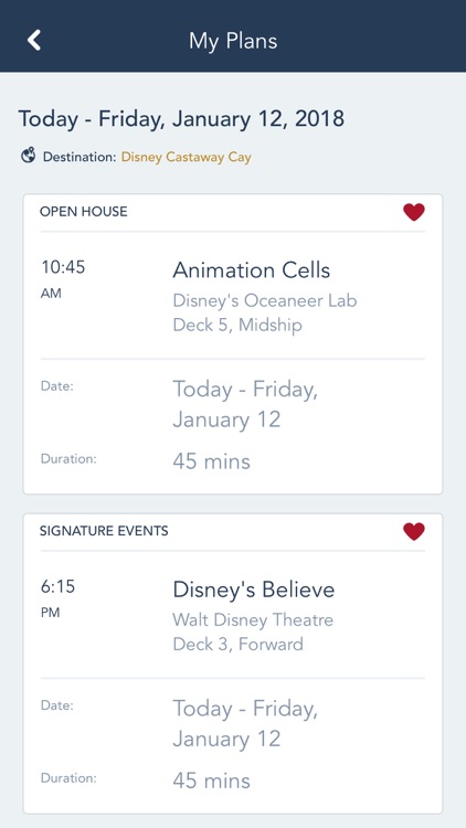 Disney Cruise Line Navigator