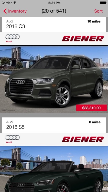 Biener Audi DealerApp