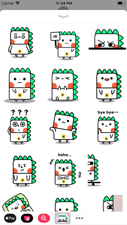 Animated Dinosaurs Stickers