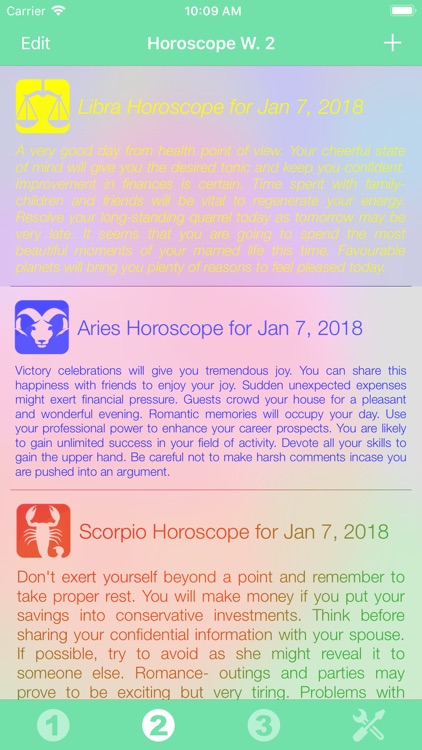 Horoscope Widget screenshot-4