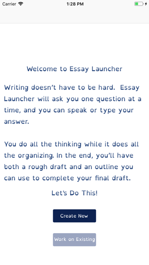 Essay Launcher