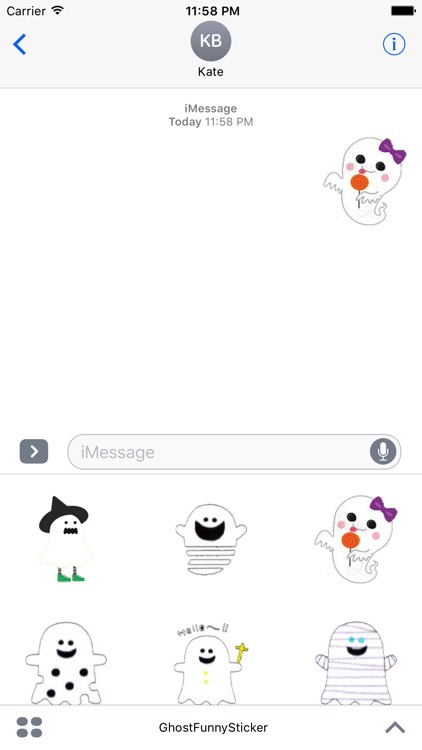 Ghost Funny Stickers