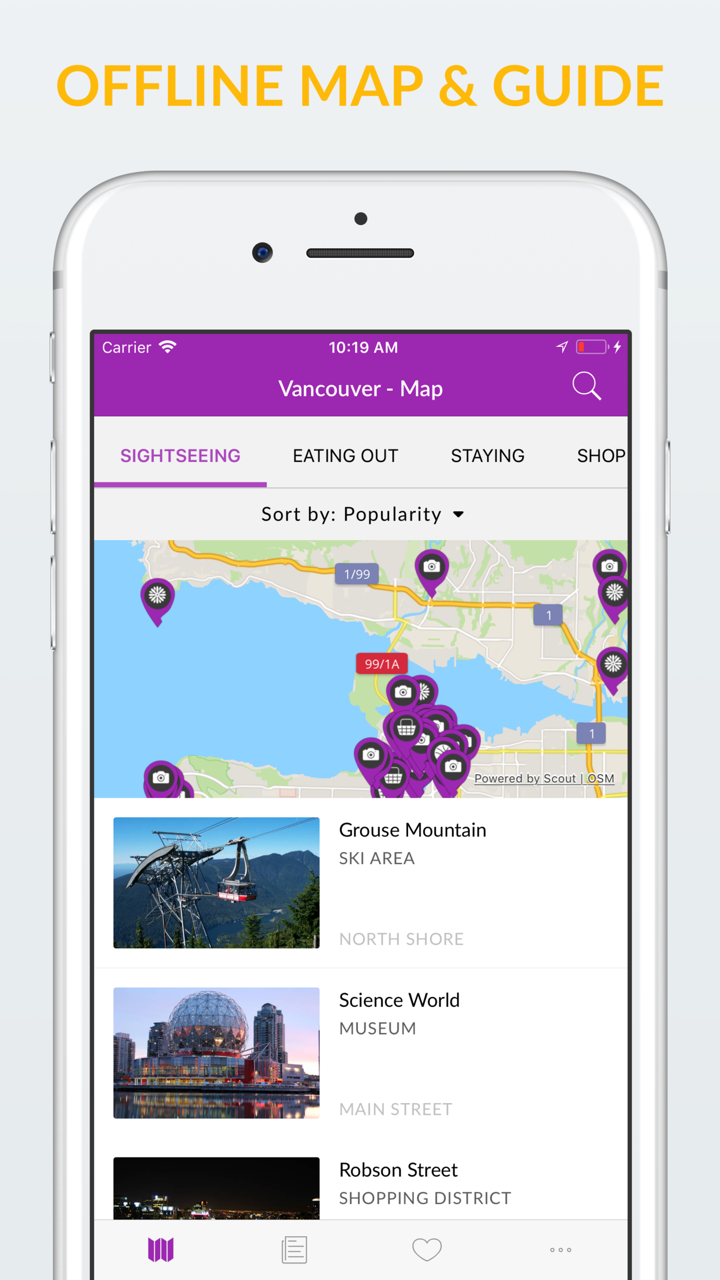 Vancouver Offline Map & Guide screenshot 1