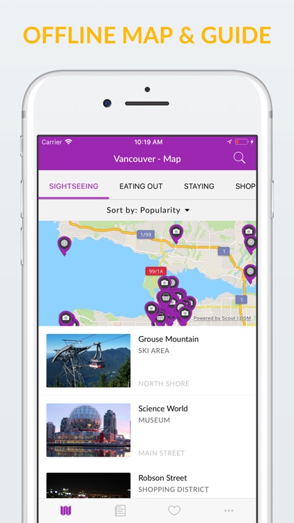Vancouver Offline Map & Guide