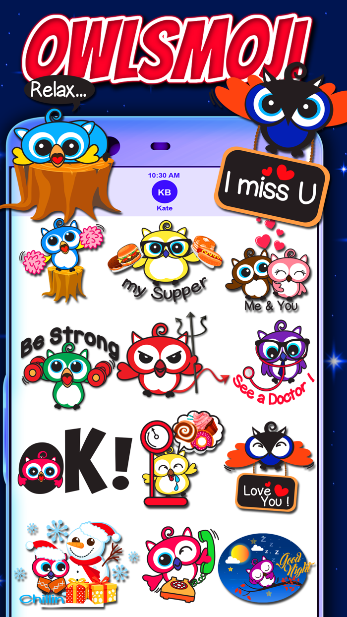 Owlsmoji Fun Stickers
