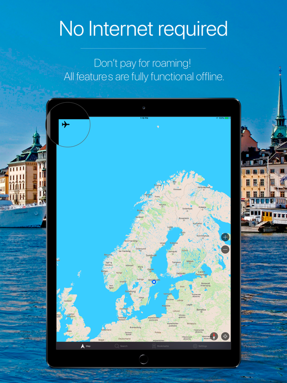 Sweden Offline Navigationのおすすめ画像1